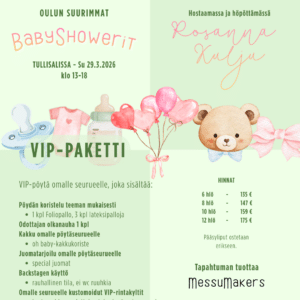 VIP-PAKETTI BabyShower